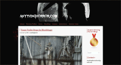 Desktop Screenshot of anythinghorror.com